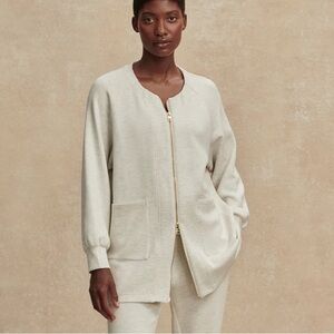 NWT Varley Augusta Zip-Through Sweat